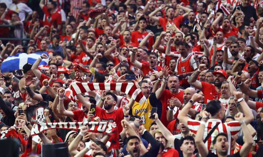 «Κόκκινη καταιγίδα στην Αθήνα»: Η Euroleague αποθεώνει τον κόσμο του Ολυμπιακού στο Final4