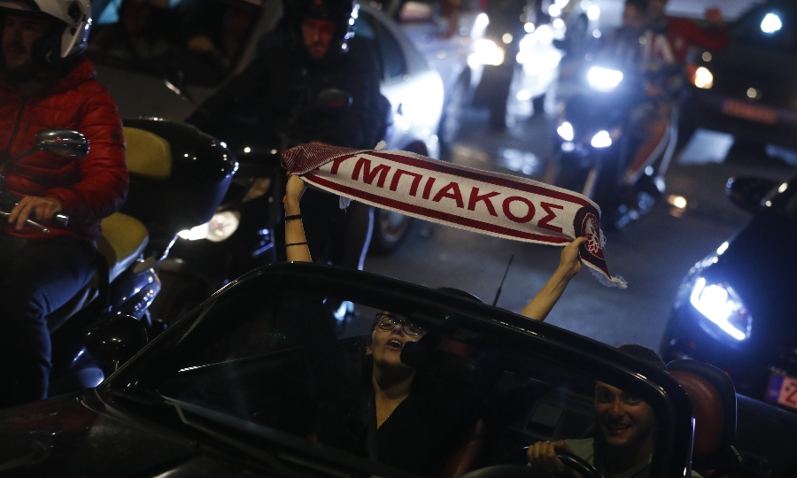 Ολυμπιακός: Μπλόκαρε όλος ο Πειραιάς για το 4ο ευρωπαϊκό των «ερυθρόλευκων»