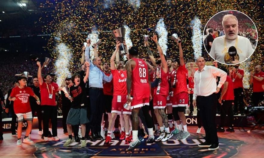 Ζέρβας από το Telekom Center: «Γλυκιά λύτρωση του Ολυμπιακού, έβαλε τέλος στην κατάρα – Η μαγική κίνηση με Πίτερς»