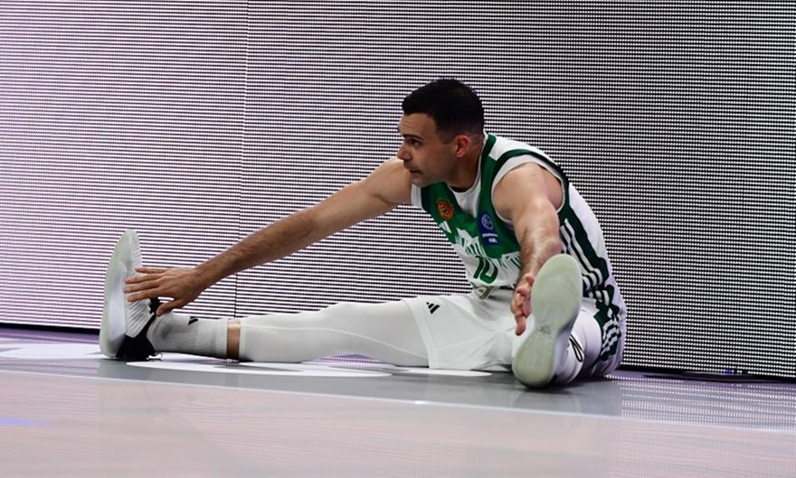 Σλούκας, η επιστροφή: Πάτησε ξανά παρκέ ο αρχηγός του Παναθηναϊκού
