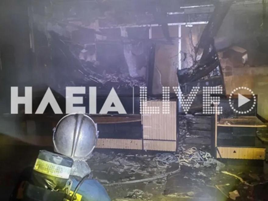 Εξιχνιάστηκε ο εμπρησμός στο κατάστημα του περιπτερά στη Γαστούνη που είχε υποστεί ξυλοδαρμό