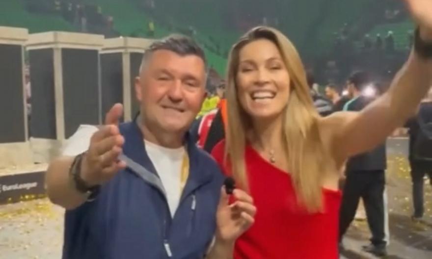 Η Μαριέττα Χρουσαλά… έλαμψε και στο Telekom Center!