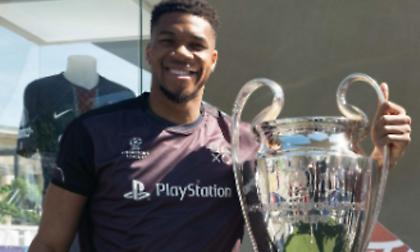 Στη Βουδαπέστη για τον τελικό του Champions League ο Γιάννης Αντετοκούνμπο - Προέβλεψε το τελικό σκορ!