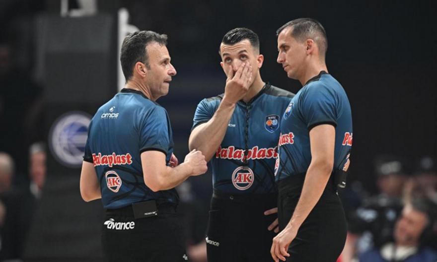 Οι διαιτητές του Game 2 των τελικών μεταξύ Παναθηναϊκού και Ολυμπιακού