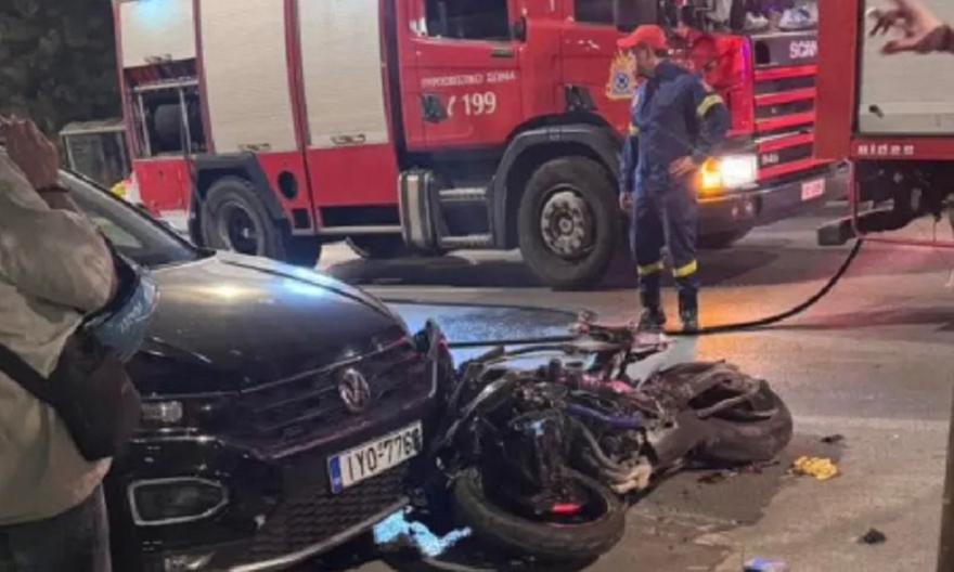 Θανατηφόρο τροχαίο με παράσυρση στην Καλλιθέα - Νεκρός οδηγός μοτοσυκλέτας, τραυματίστηκε γυναίκα