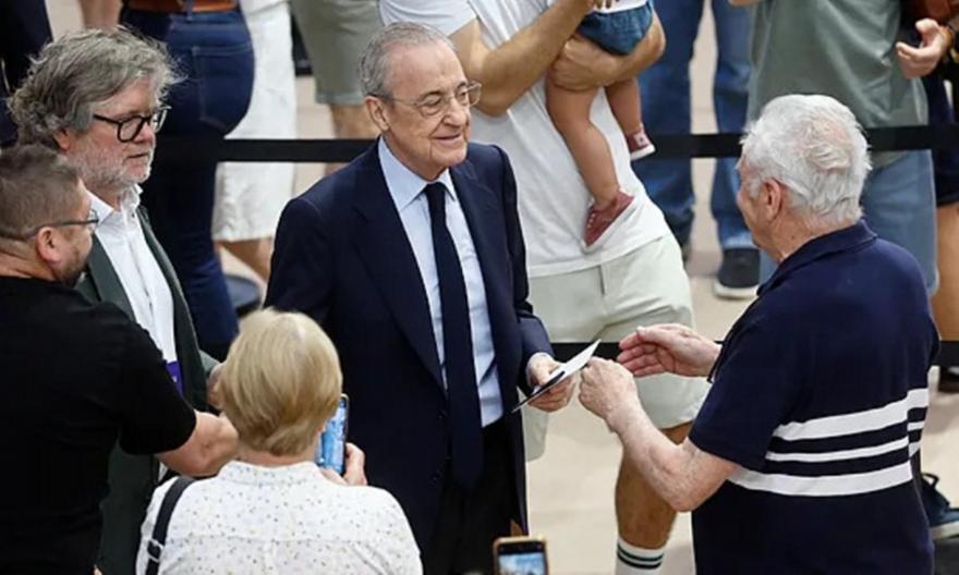 Ψήφισε στις εκλογές της Ρεάλ και αποθεώθηκε ο Πέρεθ!