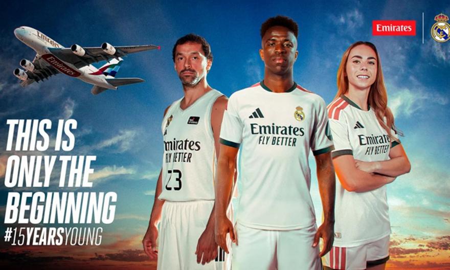 Ιστορική συμφωνία: Η Emirates παραμένει βασικός χορηγός της Ρεάλ Μαδρίτης έως το 2031