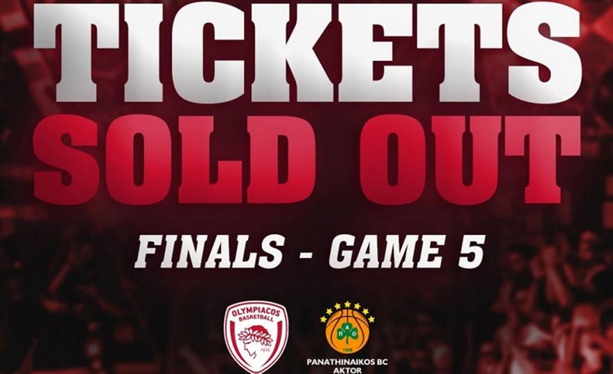 Sold – out το Game 5 στο ΣΕΦ σε περίπου δυο ώρες: «Όλοι μαζί για το πρωτάθλημα»!