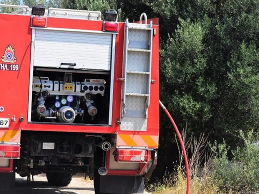 Φωτιά στα κρατητήρια της Αστυνομικής Διεύθυνσης Λέσβου