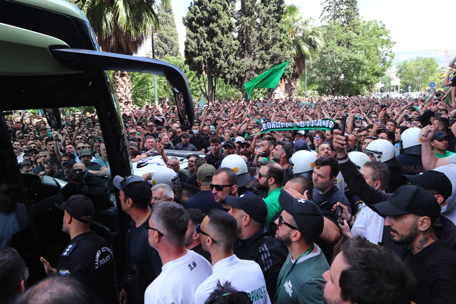 Παναθηναϊκός: Οι φίλοι του Παναθηναϊκού ντόπαραν τους παίκτες πριν το Game 5