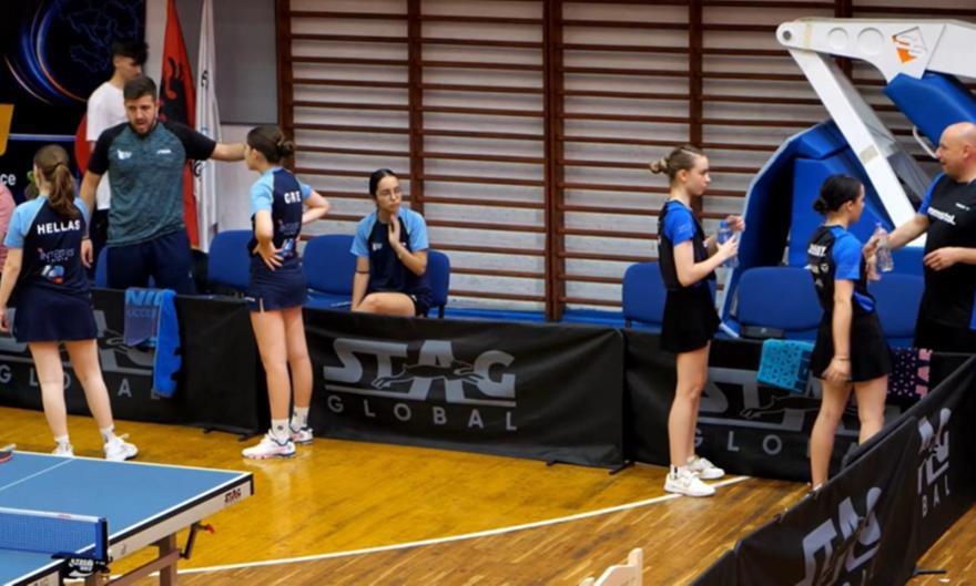 Βαλκανικό Πρωτάθλημα πινγκ πονγκ U15 & U19: Στην τρίτη θέση έφηβοι και κορασίδες