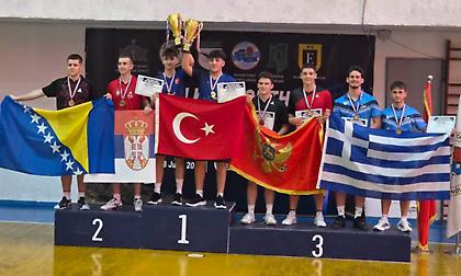 Βαλκανικό Πρωτάθλημα πινγκ πονγκ U15 & U19: «Χάλκινοι» στο διπλό εφήβων Κοσμάς/Κούτρα