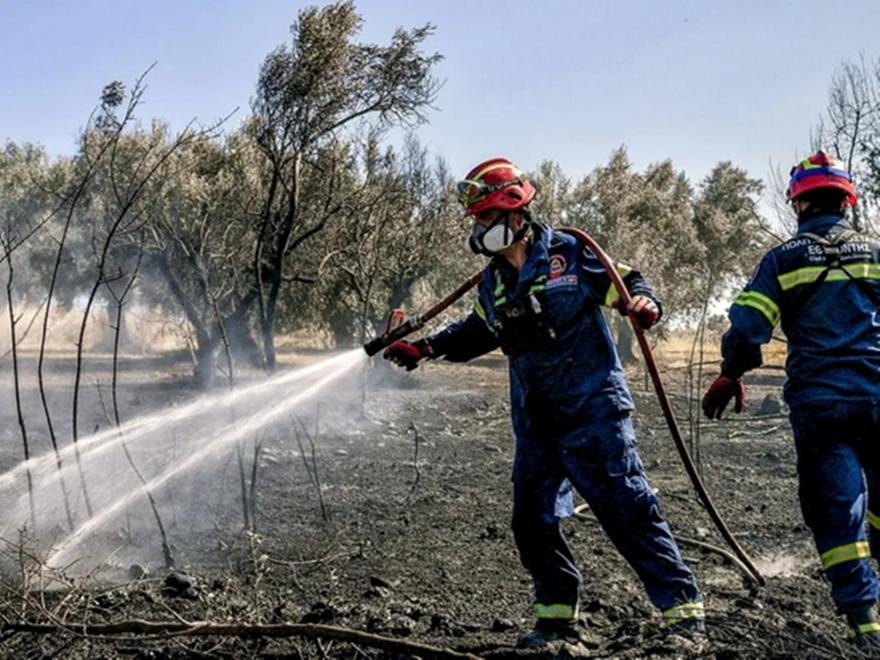Συνελήφθη 57χρονη για πυρκαγιά από πρόθεση στην Κορινθία