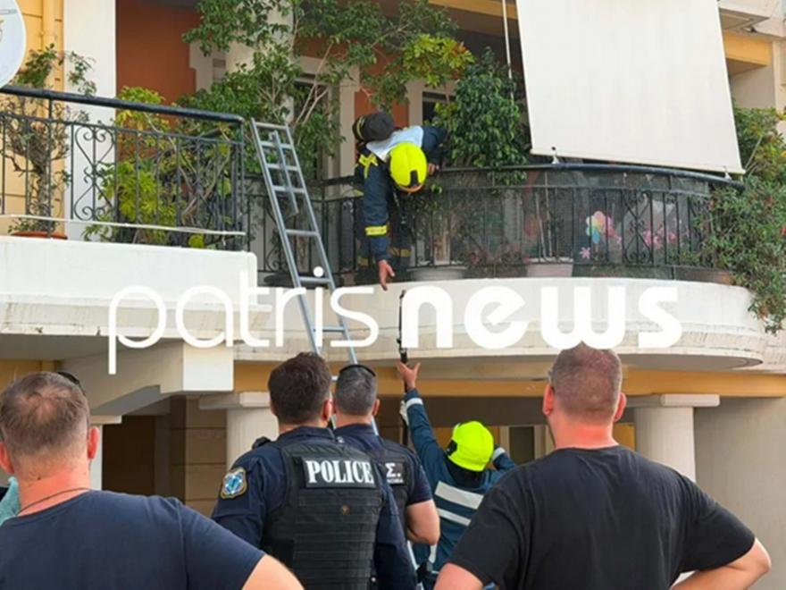 Φωτιά σε διαμέρισμα μετά από έκρηξη κλιματιστικού στον Πύργο – Στο νοσοκομείο μητέρα και παιδί