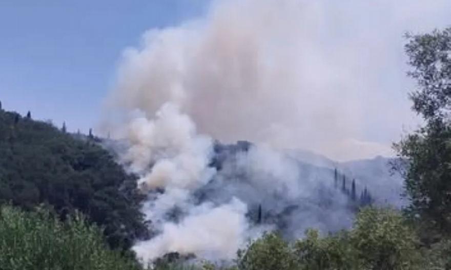 Πυρκαγιά σε αγροτοδασική έκταση στα Βασιλικά Κέρκυρας