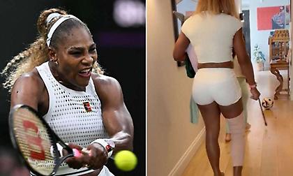 Αποσύρθηκε από το διπλό του Wimbledon λόγω τραυματισμού η Σερένα Ουίλιαμς