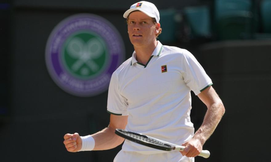 Στα ημιτελικά του Wimbledon ο Γιανίκ Σίνερ