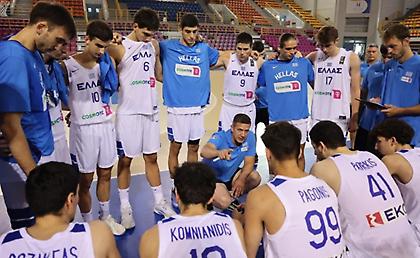 Η δωδεκάδα της Εθνικής Νέων Ανδρών για το Ευρωμπάσκετ U20