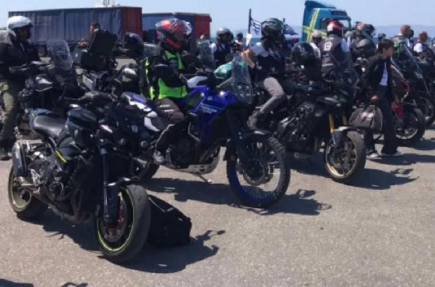 Έφτασαν στη Ρόδο οι 34 Κύπριοι μοτοσικλετιστές για τις εκδηλώσεις μνήμης Ισαάκ και Σολωμού