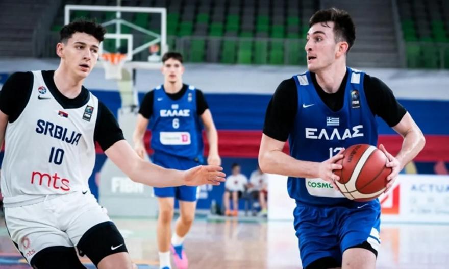 Συντριβή από Σερβία και πάει για πεντάδα η Εθνική μπάσκετ Νέων ανδρών