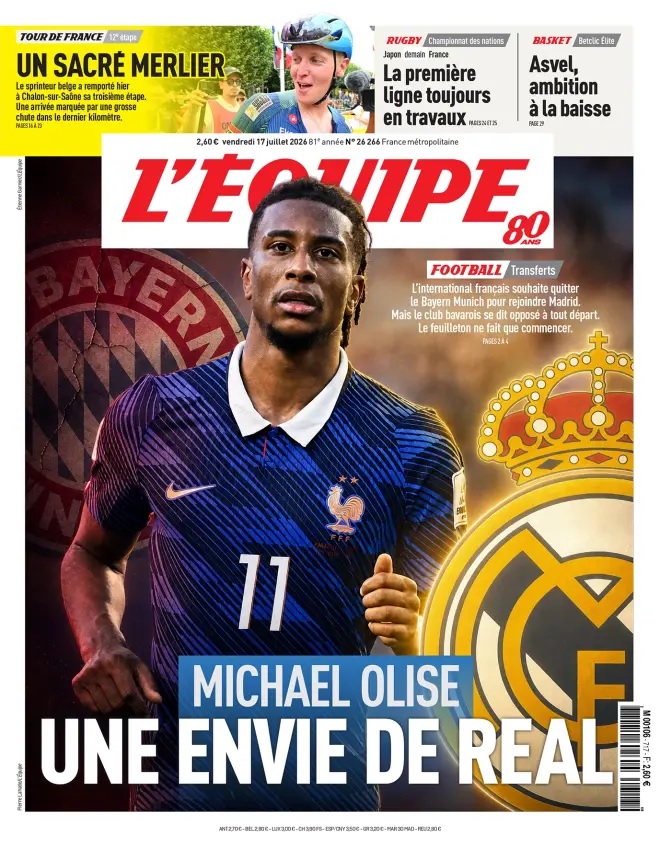 L'Equipe: «Ο Ολίσε θέλει να πάει στη Ρεάλ και το έχει πει σε συμπαίκτες του»