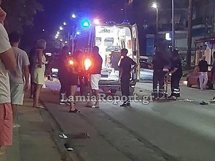 Σοβαρό τροχαίο με δύο μηχανάκια στη Λαμία - Διασωληνώθηκε νεαρός
