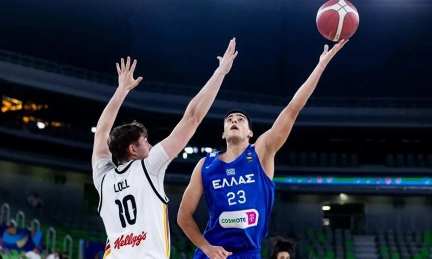 Πέρασε πάνω από τη Γερμανία και έκλεισε ραντεβού με την Τουρκία για την 5η θέση στο Ευρωμπάσκετ Κ20 η Ελλάδα!