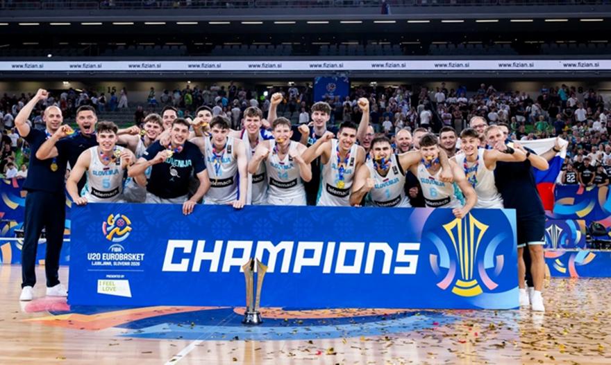 Διέλυσε την Σερβία και πήρε το Ευρωμπάσκετ U20 η οικοδέσποινα Σλοβενία