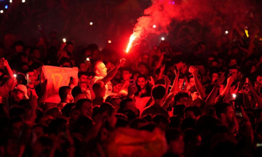 Πάρτι στους δρόμους της Μαδρίτης για την Παγκόσμια Πρωταθλήτρια