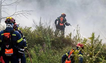 Φωτιά σε αγροτοδασική έκταση στο Ωραιόκαστρο Θεσσαλονίκης – Επιχειρούν ισχυρές πυροσβεστικές δυνάμεις
