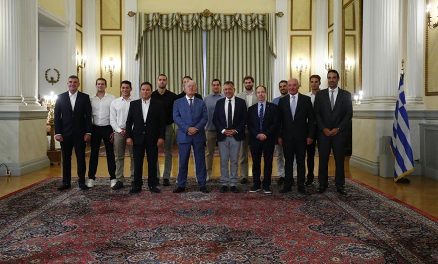 Τιμητική υποδοχή στο Προεδρικό Μέγαρο για τους πρωταθλητές του World Cup