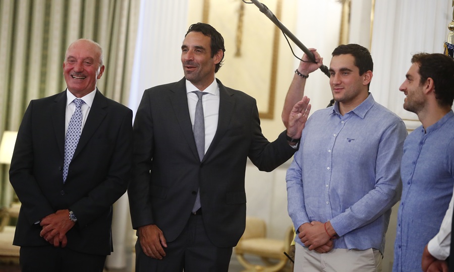 Τιμητική υποδοχή στο Προεδρικό Μέγαρο για τους πρωταθλητές του World Cup