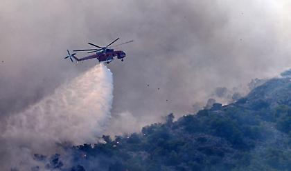 Φωτιά στην Περιφερειακή Αιγάλεω: 112 για εκκένωση σε Αφαία και Άνω Δάσος Χαϊδαρίου προς Περιστέρι