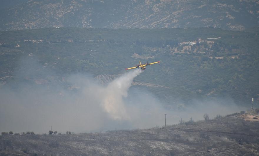 Σε πύρινο κλοιό η χώρα: Σε Βοιωτία, Αργολίδα και Αχαΐα τα δυσκολότερα μέτωπα - Στο χωριό Ξηρονομή οι φλόγες