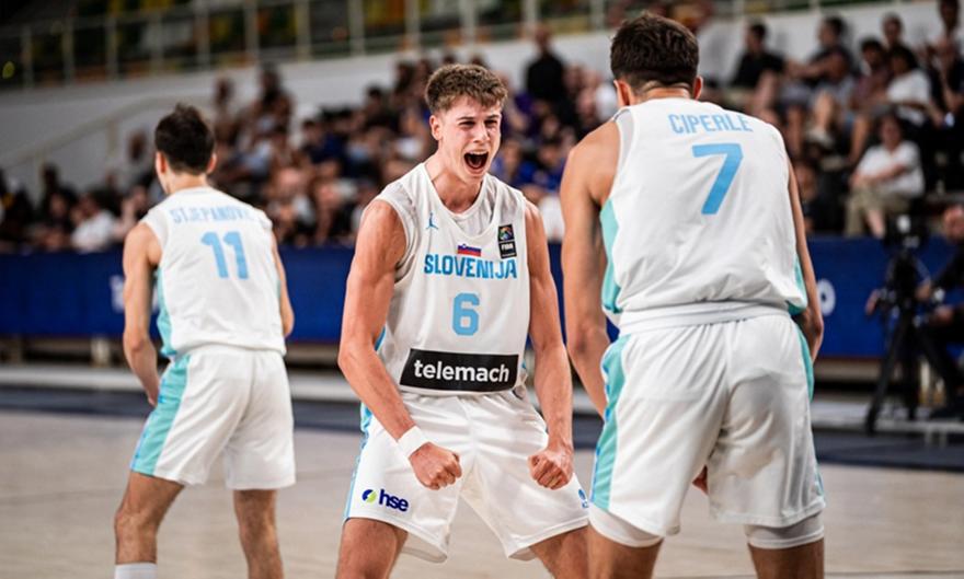Eurbasket U18: Με εντυπωσιακό τέταρτο δεκάλεπτο η Σλοβενία σάρωσε την Ισπανία και έκλεισε θέση στον τελικό