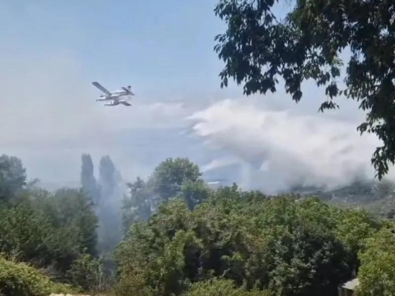 Οριοθετήθηκε η φωτιά στον Άγιο Λαυρέντιο Πηλίου