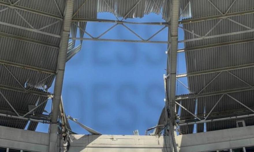 Ρωσική επίθεση στην Οδησσό προκάλεσε σοβαρές ζημιές στο γήπεδο της Τσερνομόρετς - Τρύπησε η οροφή!