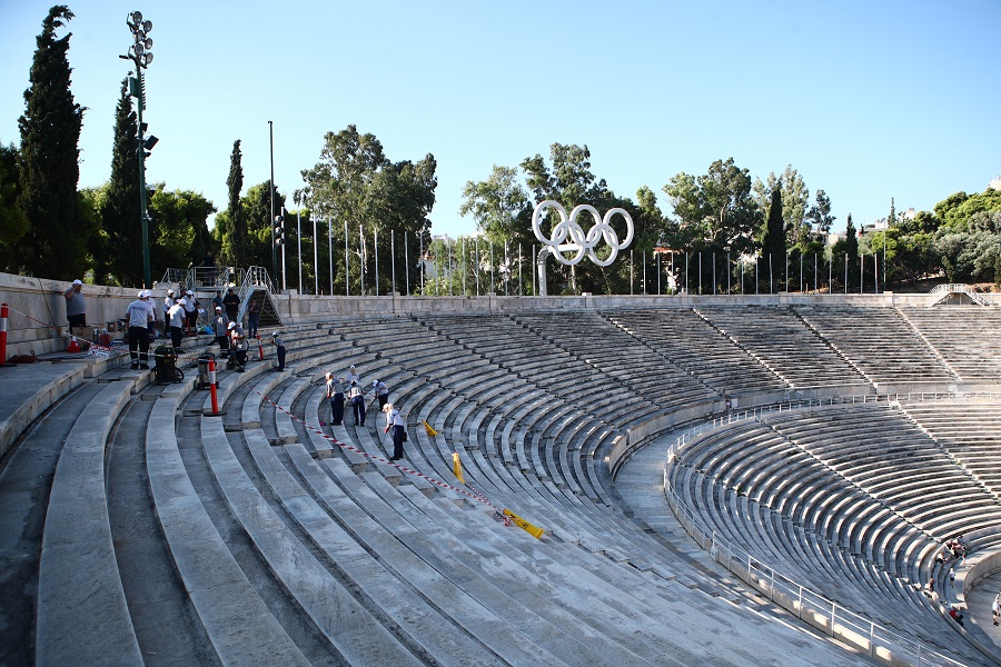 Άρχισε ο καθαρισμός των μαρμάρων του Παναθηναϊκού Σταδίου