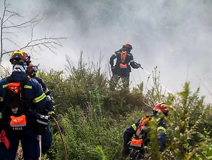 Φωτιά τώρα στον Κουβαρά - Ενεργοποίηση του 112 για ετοιμότητα των κατοίκων