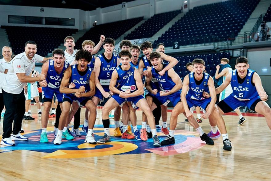 Ευρωμπάσκετ U16: Για την πρόκριση στα ημιτελικά κόντρα τη Λετονία η Εθνική Παίδων