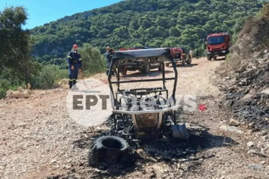 Από φωτιά σε τετράτροχο ξεκίνησε η πυρκαγιά στον Μαραθιά Ζακύνθου