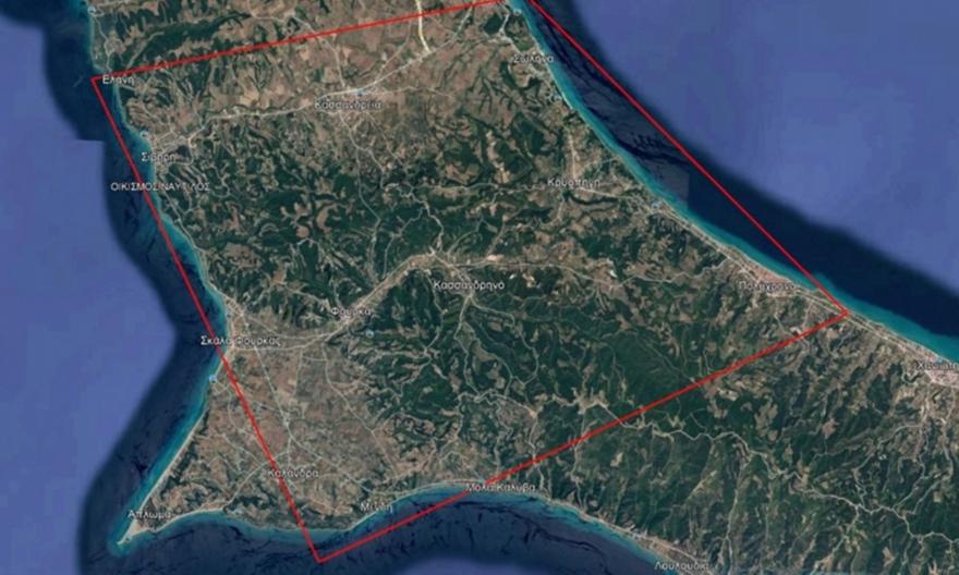 Ενεργοποιήθηκε η υπηρεσία Copernicus για την πυρκαγιά στην Κασσάνδρα Χαλκιδικής