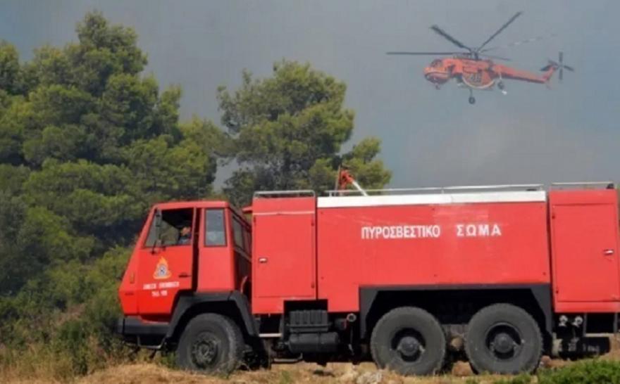 Υπό μερικό έλεγχο η πυρκαγιά στον Λαγκαδά