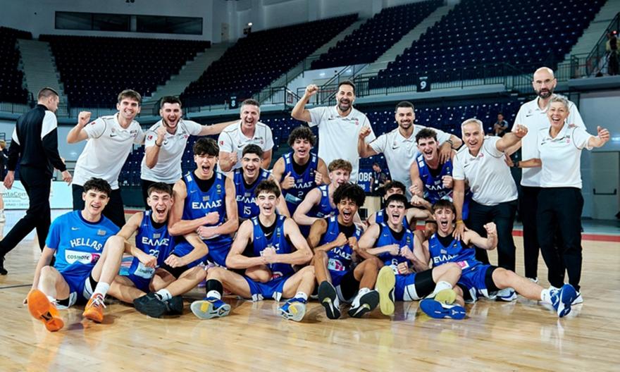Αυτός είναι ο αντίπαλος της Εθνικής Παίδων για τη διεκδίκηση της 5η θέσης στο Ευρωμπάσκετ