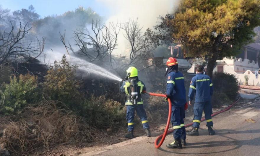 Πυρκαγιές στη Σαλαμίνα: 473 απεγκλωβισμοί διά θαλάσσης