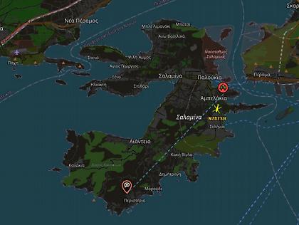 Φωτιά τώρα στη Σαλαμίνα κοντά σε οικισμό - Επιχειρούν εναέρια