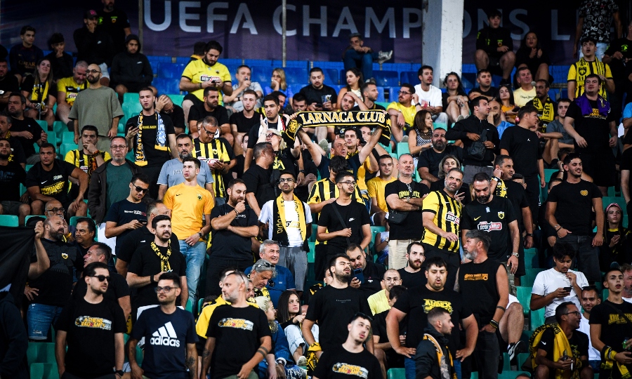 Λέφσκι Σόφιας-ΑΕΚ: Πήραν θέση οι οπαδοί της Ένωσης