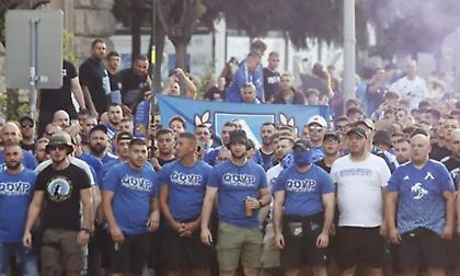 Πορεία χιλιάδων οπαδών της Λέφσκι προς στο γήπεδο