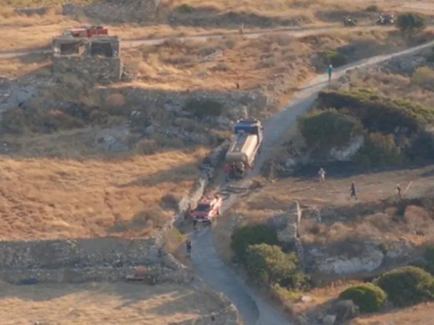 Η ανακοίνωση της Αστυνομίας για τη συντριβή του ελικοπτέρου στη Σίφνο