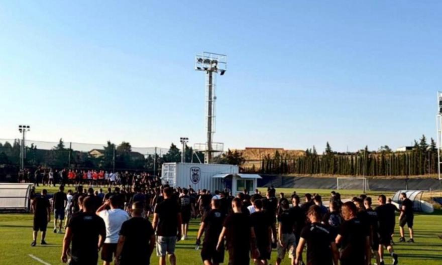 «Ντόπες» από τον κόσμο στην τελευταία προπόνηση του ΠΑΟΚ ενόψει Μπραν